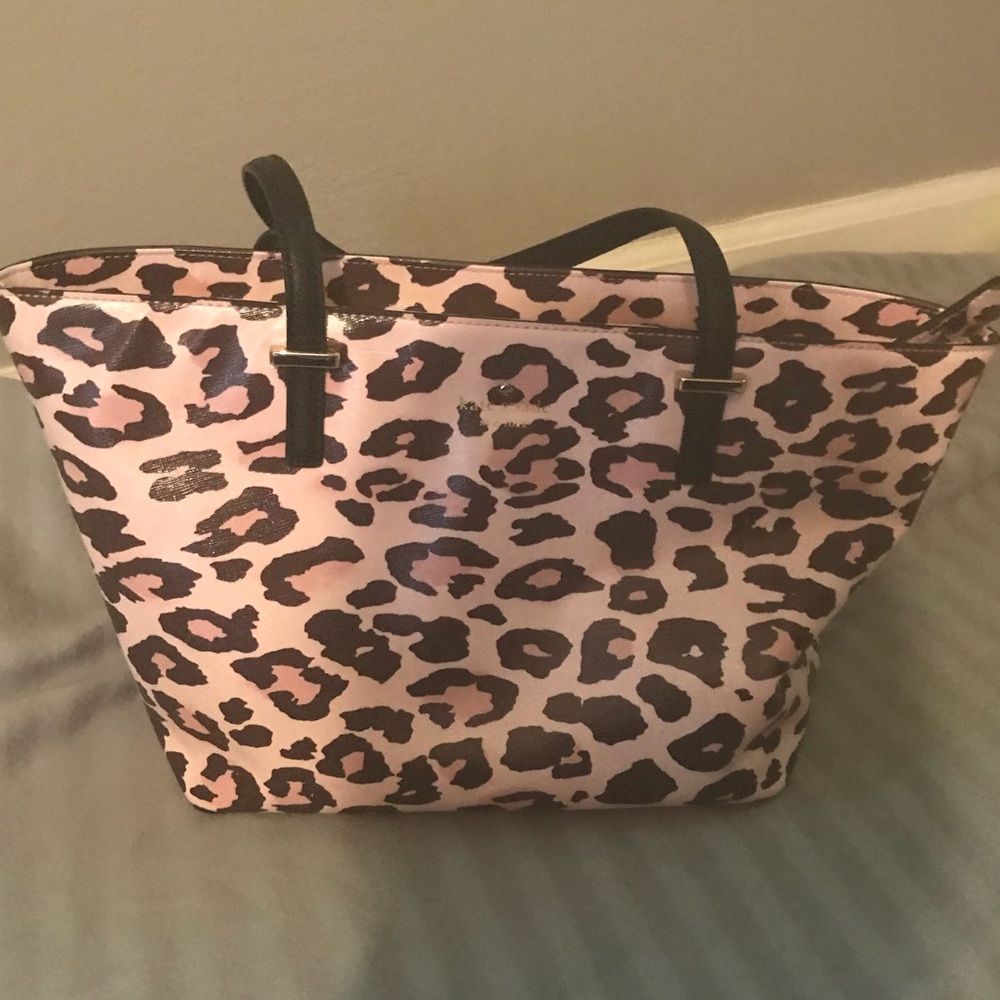 Kate Spade Pink Leopard Shoulder Bag